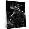 Anime Metal Poster | Divine General Mahoraga Jujutsu Kaisen Monochrome Wall Art