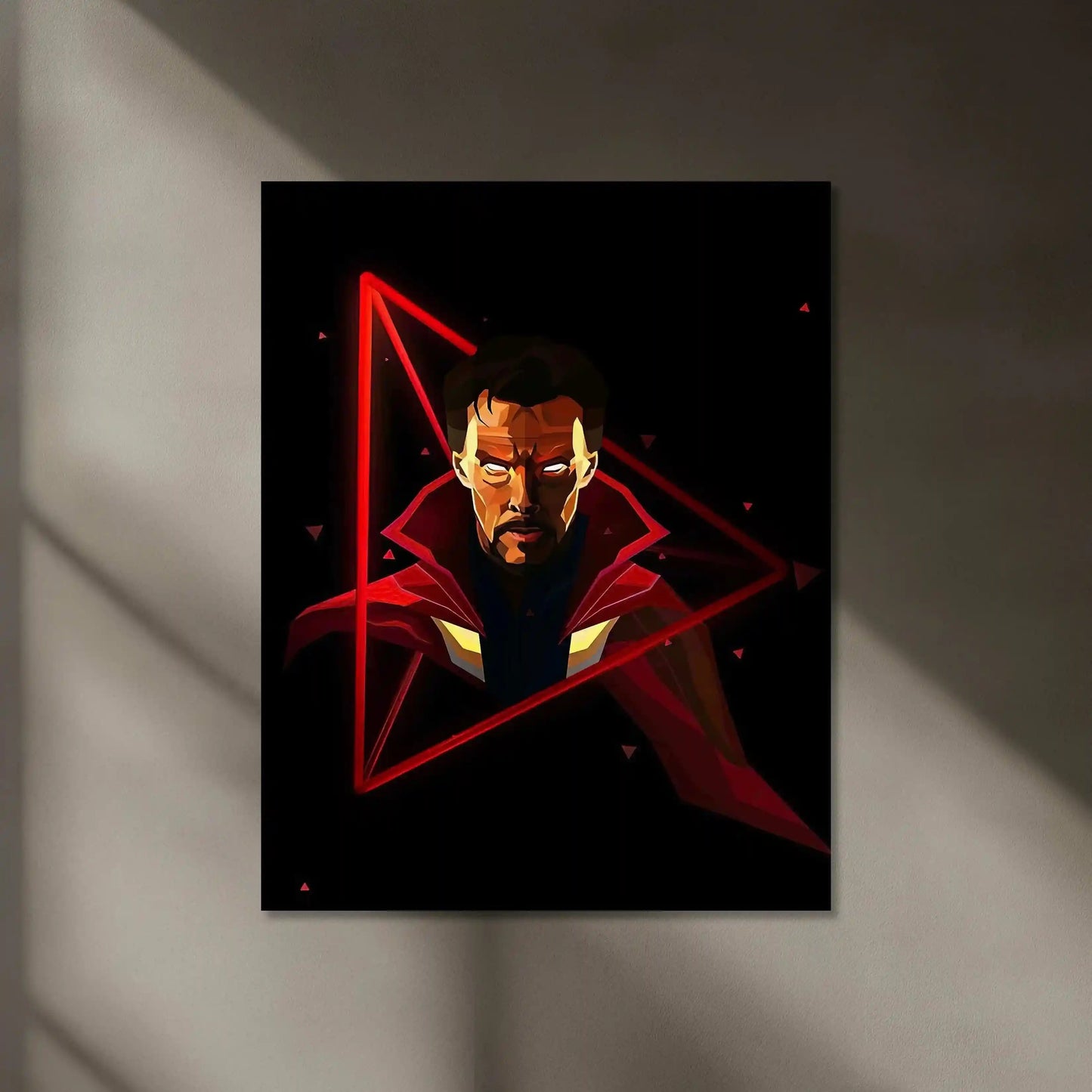 Doctor Strange Neon LED Metal Poster â Mystic Arts Marvel Wall Art - TURTLEWINGS