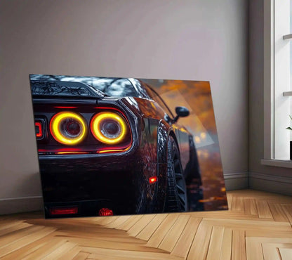 Dodge Challenger SRT Neon LED Metal Frame â Bold Automotive Wall Art 3 - TURTLEWINGS