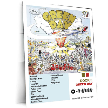 Green Day – Complete Album Collection | Set of 11 | Set of 8 | Set of 4 | Premium Metal Poster - TURTLEWINGS