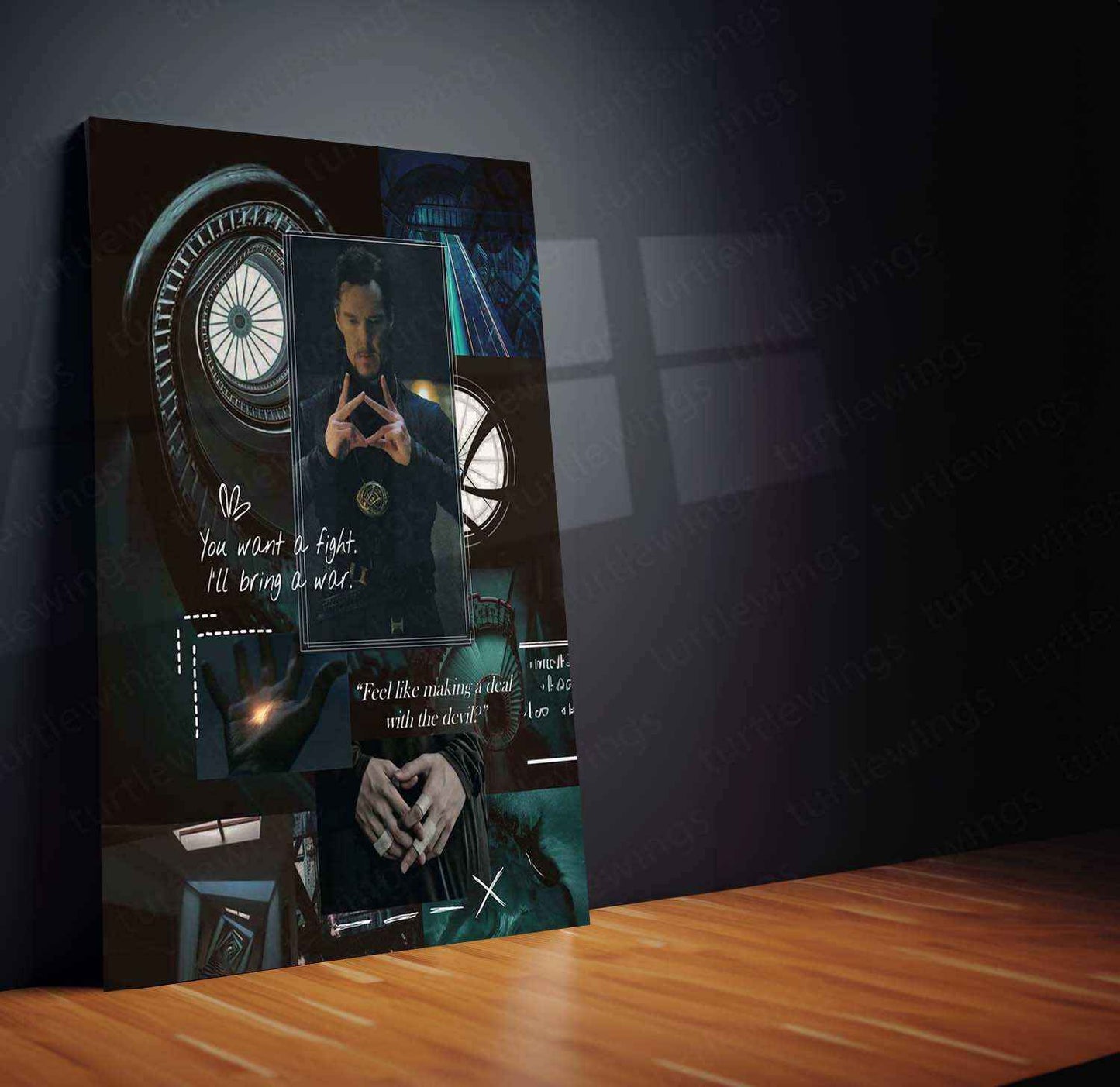 Doctor Strange Metal Poster – Marvel Sorcerer Supreme Wall Art - TURTLEWINGS