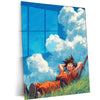 Anime Metal Poster | Goku – Dragon Ball Z Metal Poster | Saiyan Warrior Anime Wall Frame