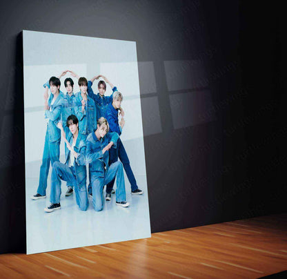 ENHYPEN Metal Poster – K-Pop Rising Stars Wall Art for ENGENEs - TURTLEWINGS