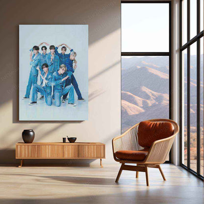 ENHYPEN Metal Poster – K-Pop Rising Stars Wall Art for ENGENEs - TURTLEWINGS