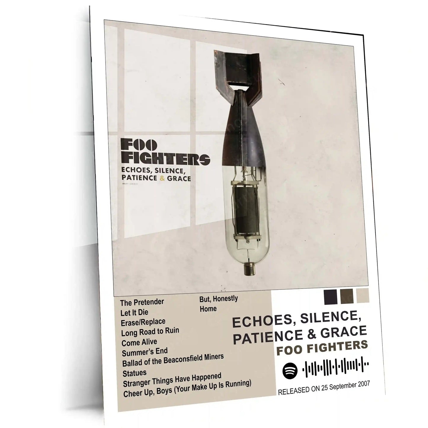 Foo Fighters – Complete Album Collection | Set of 11 | Set of 8 | Set of 4 | Premium Metal Poster - TURTLEWINGS
