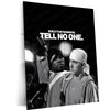 Quote Metal Poster | Eminem & 50 Cent | “Build That Business. Tell No One.” | Hustle Mindset Metal Poster