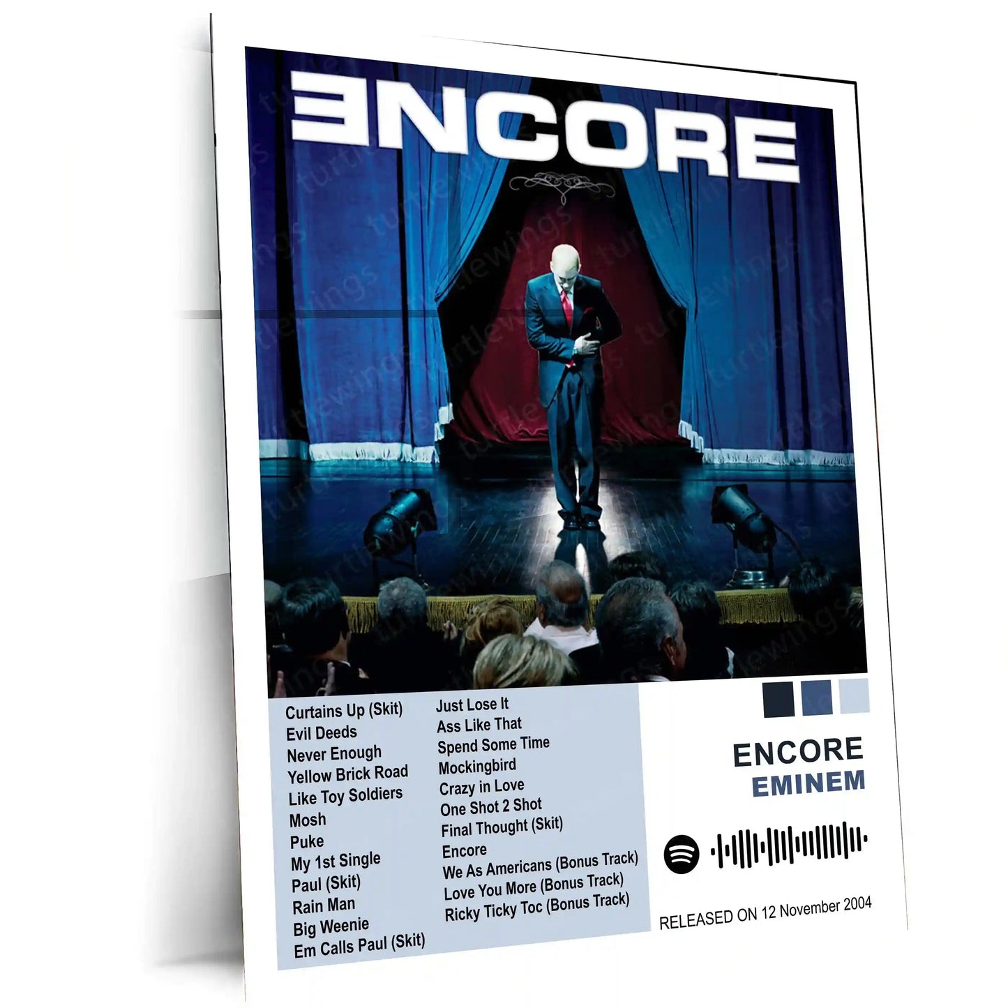 Eminem – Complete Album Collection | Set of 11 | Set of 8 | Set of 4 | Premium Metal Poster - TURTLEWINGS
