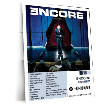 Eminem – Complete Album Collection | Set of 11 | Set of 8 | Set of 4 | Premium Metal Poster - TURTLEWINGS