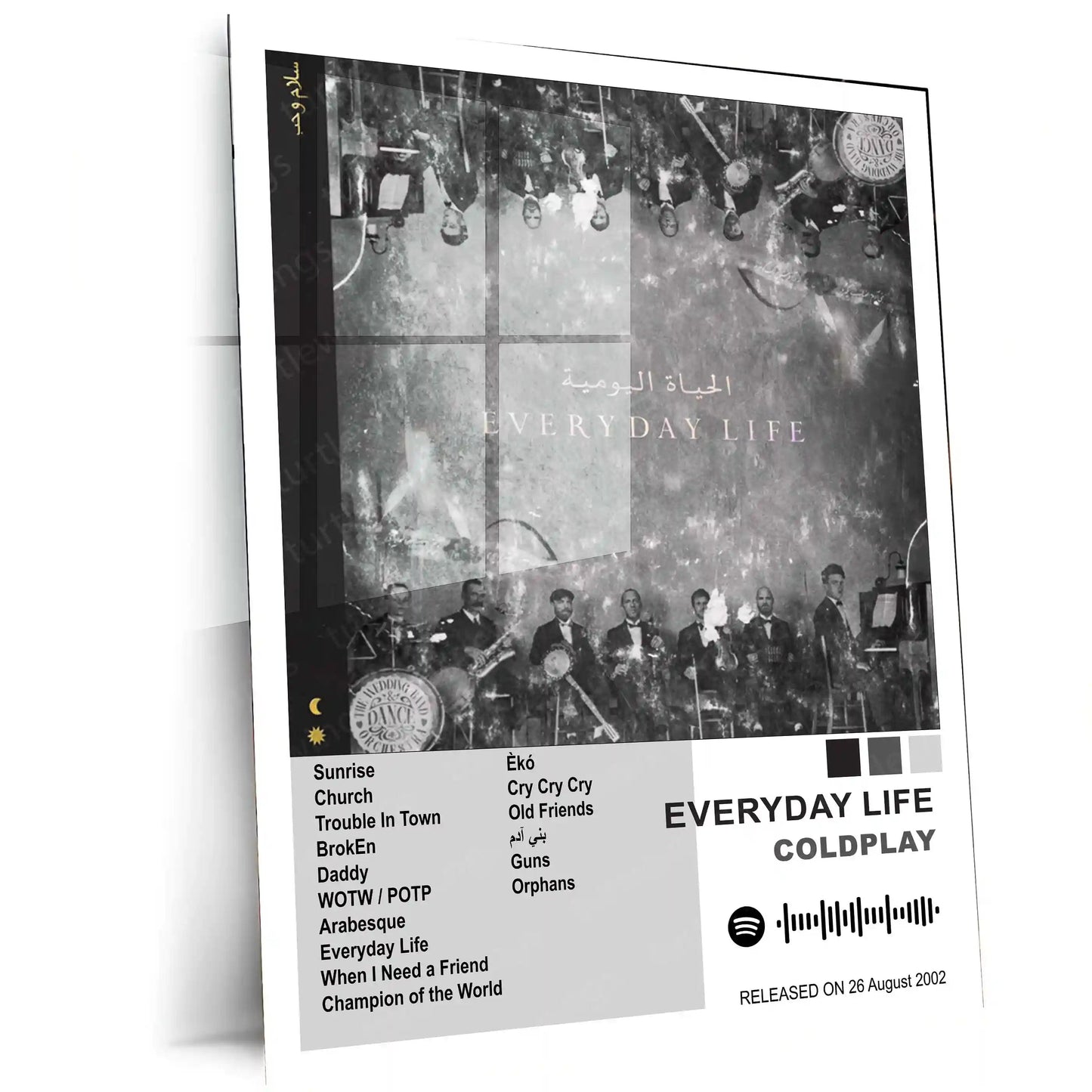 Coldplay Complete Collection | Set of 11 | Set of 8 | Set of 4 | Album Posters Metal Frames Emotional Anthems. Stadium Magic. Timeless Wall Aesthetic. - TURTLEWINGS