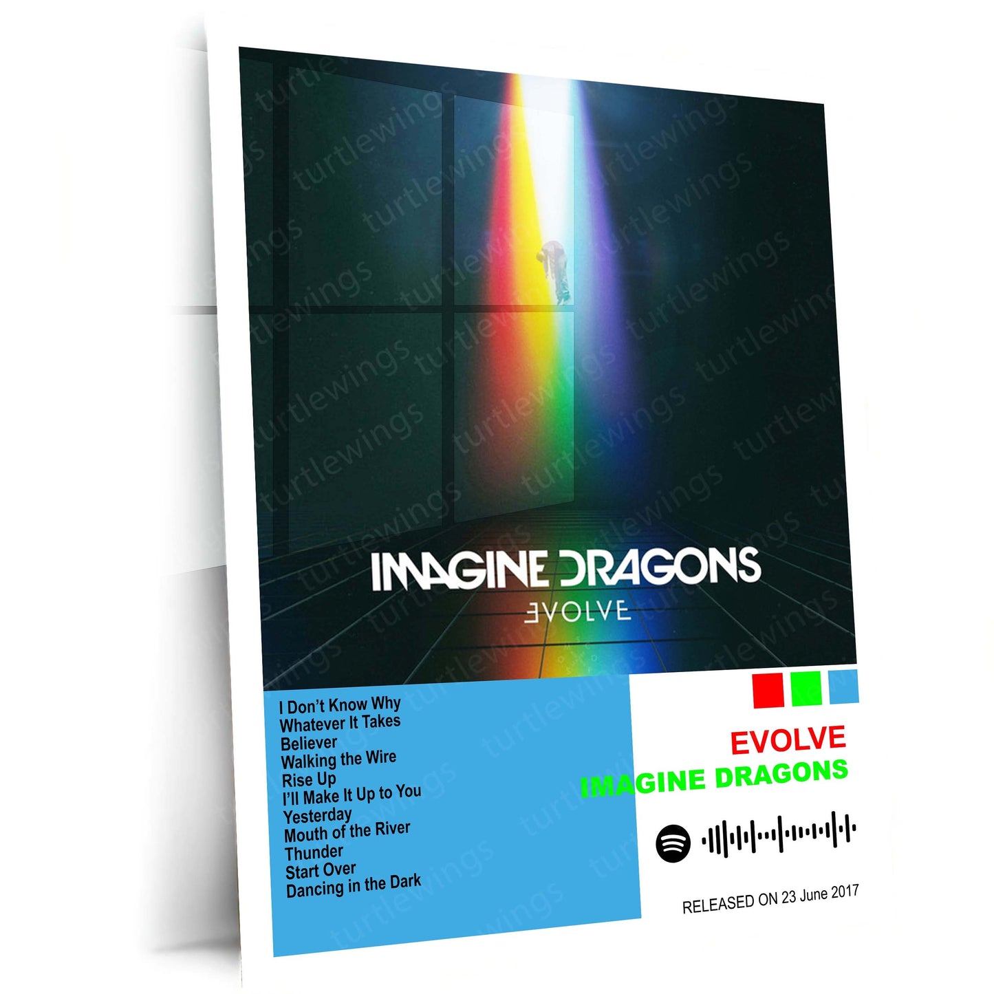 Imagine Dragons – Complete Album Collection | Set of 10 | Set of 8 | Set of 4 | Premium Metal Poster Set