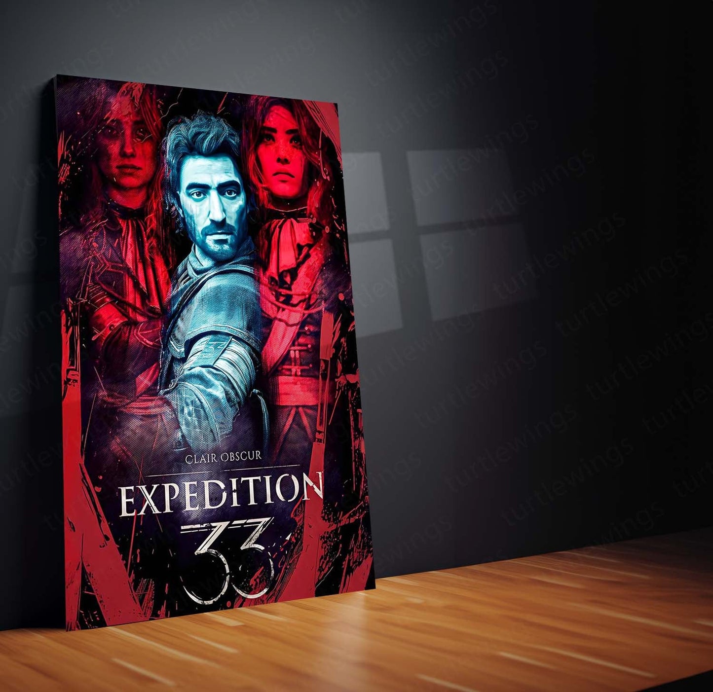 Movies & Series Metal Poster | Expedition 33 – Clair Obscur | The Last Pilgrimage Metal Frame Poster