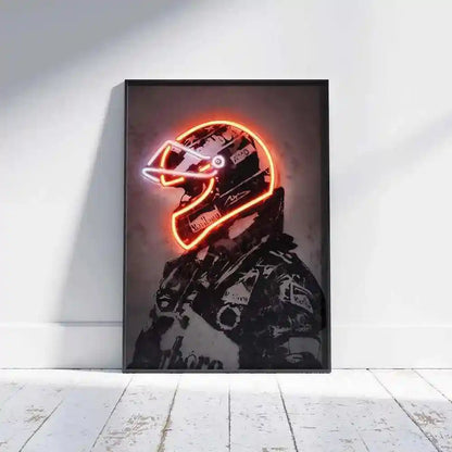 Set of 3 F1 Racing Cars Driver Neon LED Metal Frames â For the Ultimate Motorsport Enthusiast - TURTLEWINGS