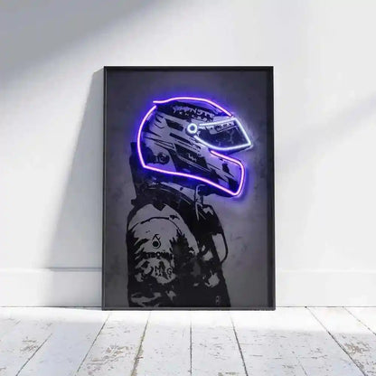 Set of 3 F1 Racing Cars Driver Neon LED Metal Frames â For the Ultimate Motorsport Enthusiast - TURTLEWINGS