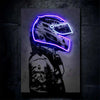 F1 Racing Cars Driver Neon LED Metal Frame â High-Speed Motorsport Art 3