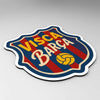 Visca Barca Inspired Football Floor Mat (3 mm Thick) | Classic Club Crest Design for Bedroom, Gaming Room & Sports Decor