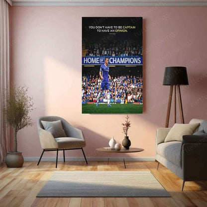 John Terry Metal Poster – Iconic Football Wall Art for Fans - TURTLEWINGS
