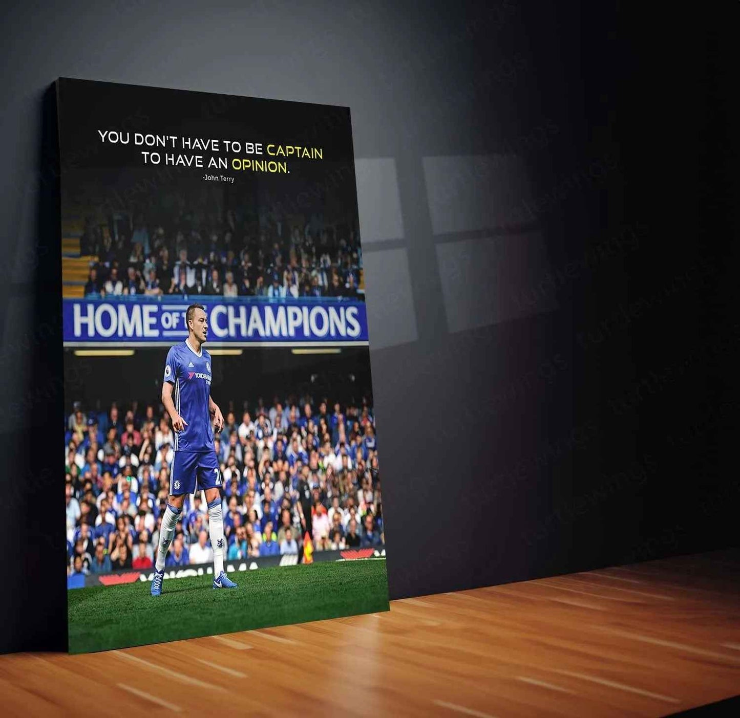 John Terry Metal Poster – Iconic Football Wall Art for Fans - TURTLEWINGS