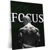 Focus Metal Poster – Motivational Wall Art | Mindset & Productivity Decor - TURTLEWINGS