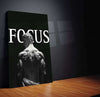 Focus Metal Poster – Motivational Wall Art | Mindset & Productivity Decor - TURTLEWINGS
