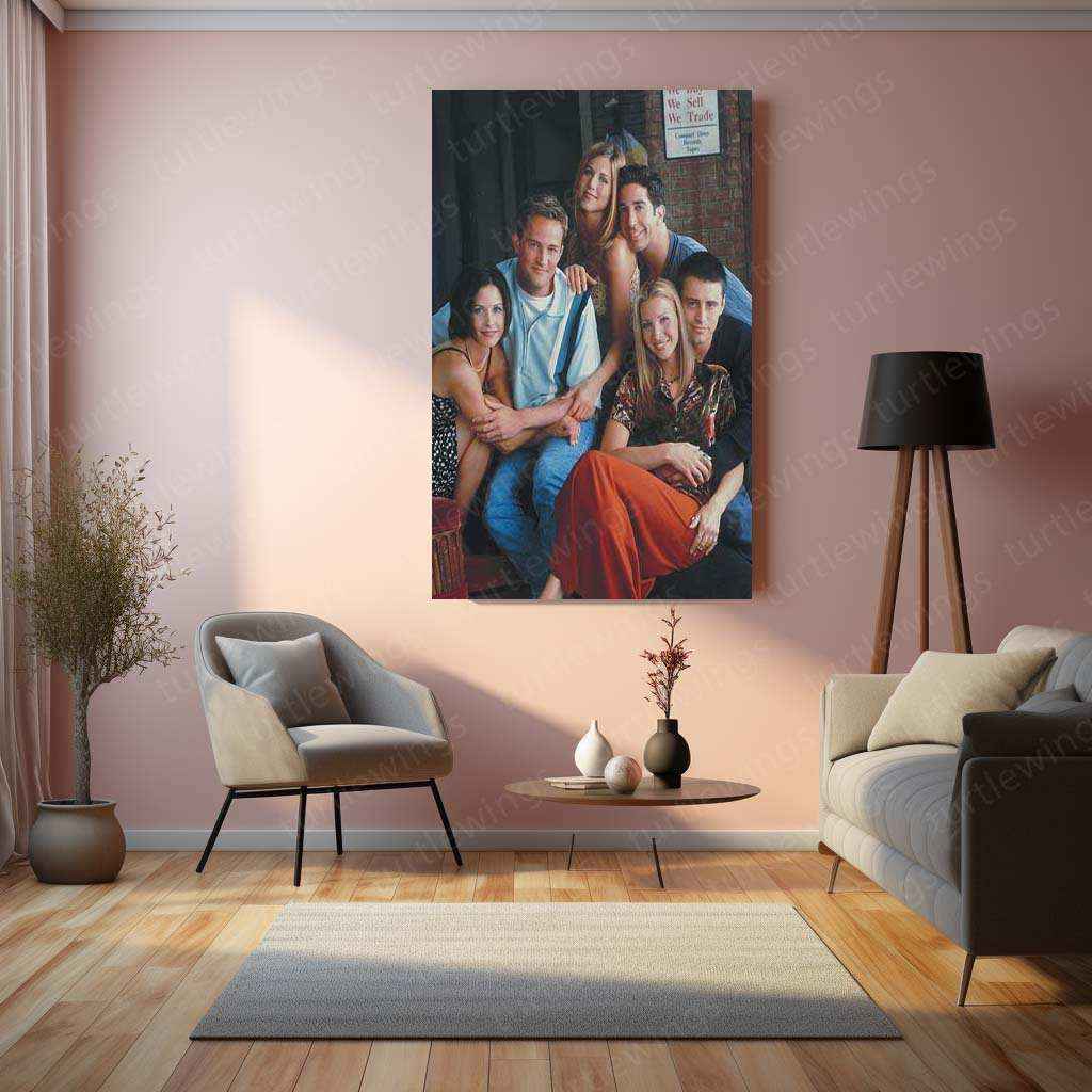 FRIENDS Metal Poster | Iconic TV Show Wall Art | Sitcom Fan Decor - TURTLEWINGS