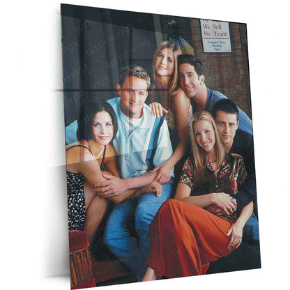 FRIENDS Metal Poster | Iconic TV Show Wall Art | Sitcom Fan Decor - TURTLEWINGS
