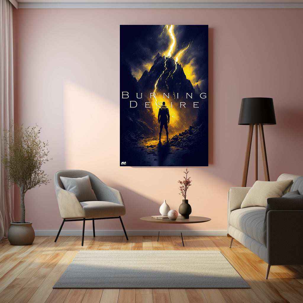 Quote – Burning Desire Metal Print | - TURTLEWINGS