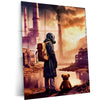 Game Metal Poster | Fallout – The Last Wanderer | Post-Apocalyptic Survival Metal Frame Poster
