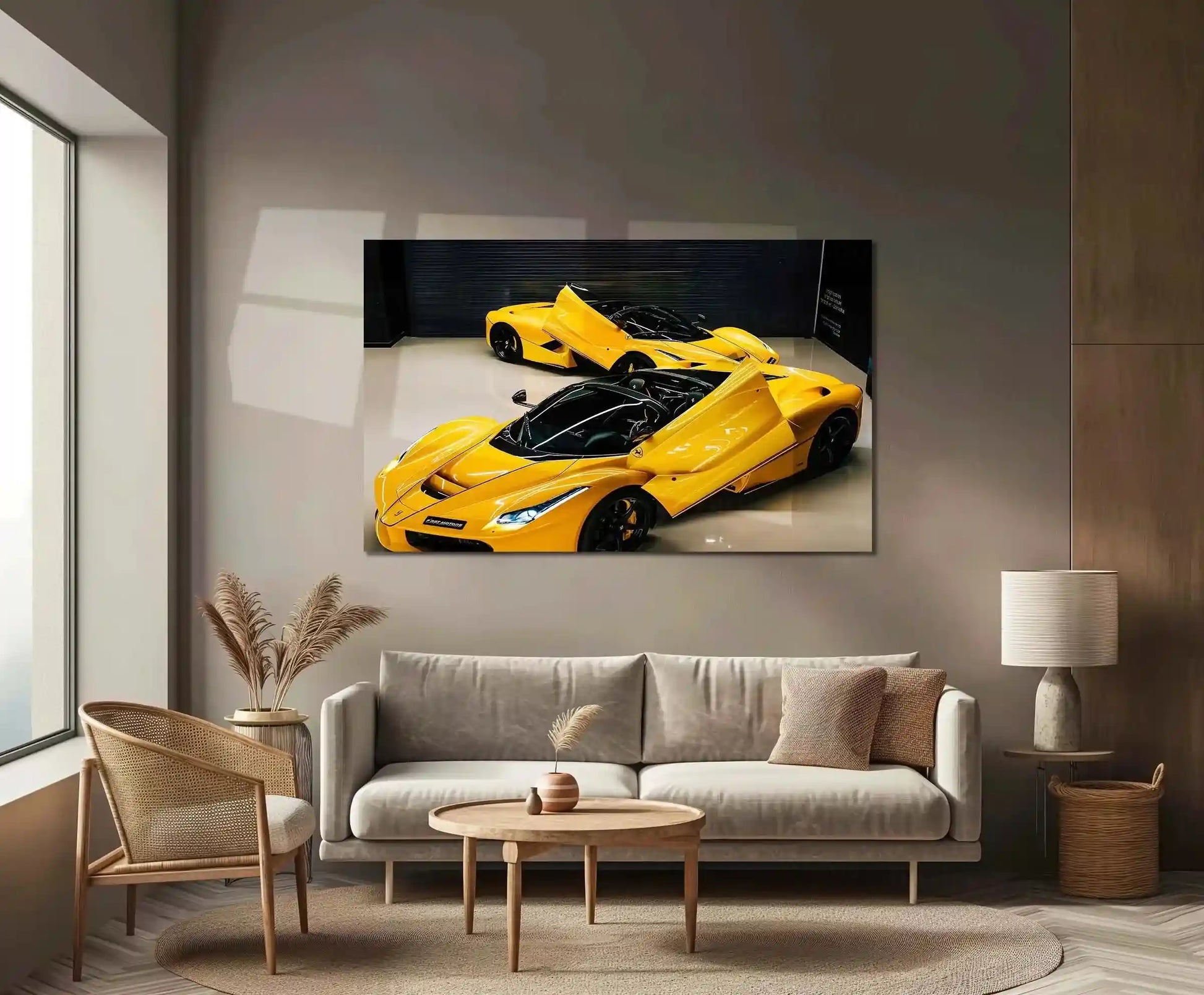 Car Metal Poster | Ferrari Metal Poster – Luxury Supercar Wall Art - TURTLEWINGS