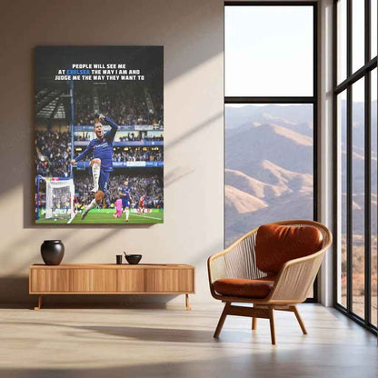 Eden Hazard Metal Poster – Ultimate Football Art Print - TURTLEWINGS