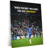 Didier Drogba Metal Poster – Chelsea Legend Wall Art