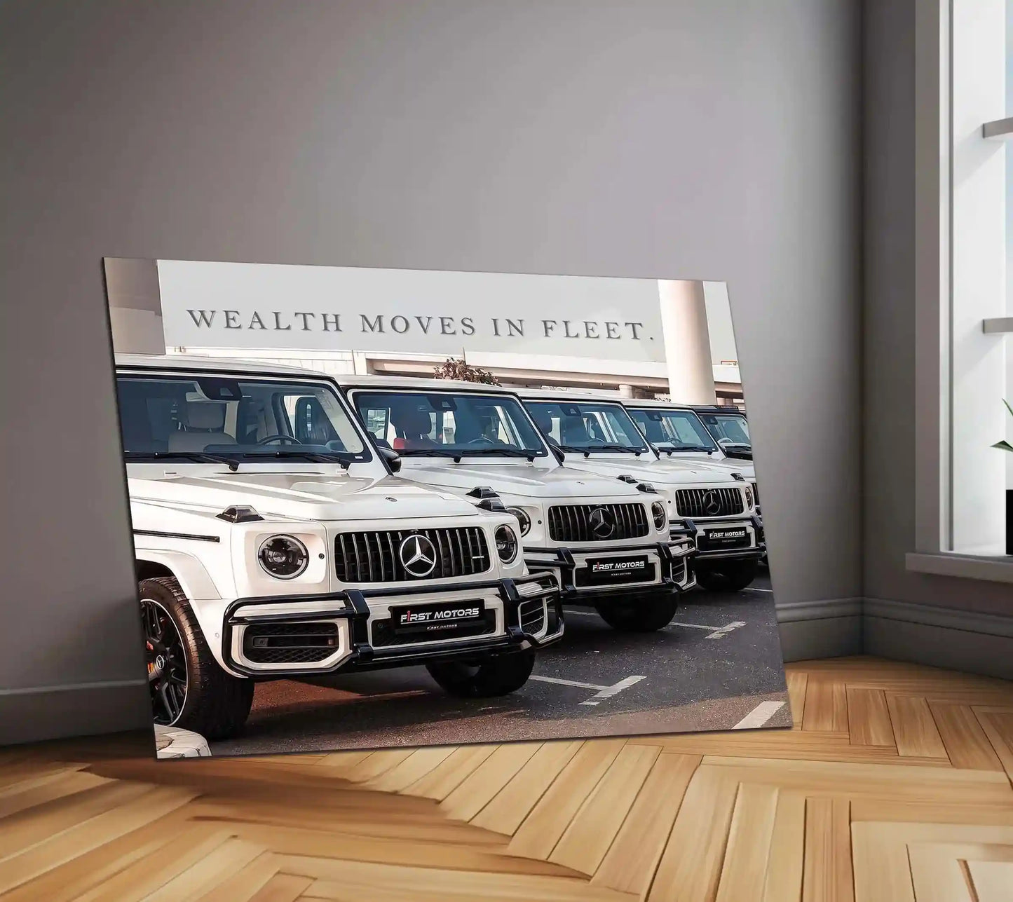 Car Metal Poster | Fleet of Mercedes G-Wagon Metal Poster – Luxury SUV Wall Art - TURTLEWINGS