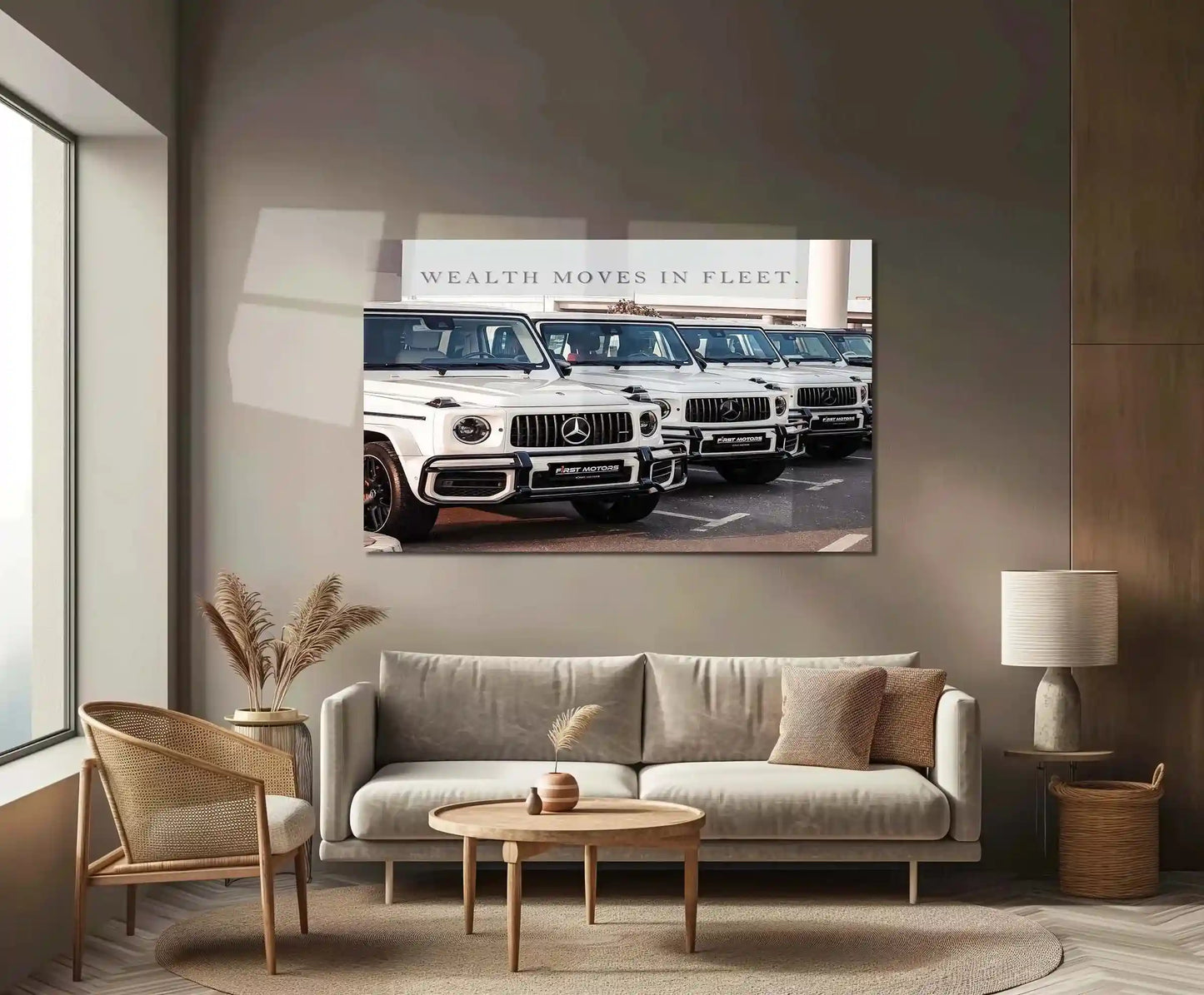 Car Metal Poster | Fleet of Mercedes G-Wagon Metal Poster – Luxury SUV Wall Art - TURTLEWINGS