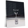 Quote Metal Poster | Rolls-Royce – Fly or Fall | Luxury Mindset Metal Frame
