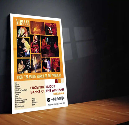 Nirvana Complete Collection | Set of 11 | Set of 4 | Set of 8| Album Posters Metal Frames Grunge Legacy. Iconic Albums. Timeless Wall Statement. - TURTLEWINGS
