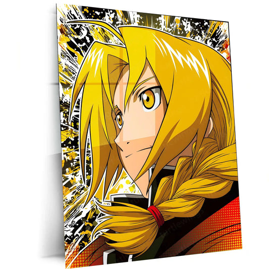 Anime Metal Poster | Fullmetal Alchemist – Alphonse Elric Metal Poster | Anime Armor Wall Frame 06 - TURTLEWINGS