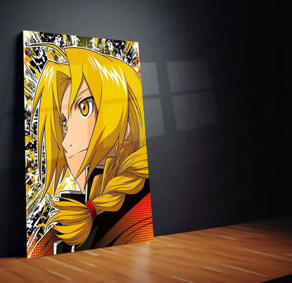 Anime Metal Poster | Fullmetal Alchemist – Alphonse Elric Metal Poster | Anime Armor Wall Frame 06 - TURTLEWINGS