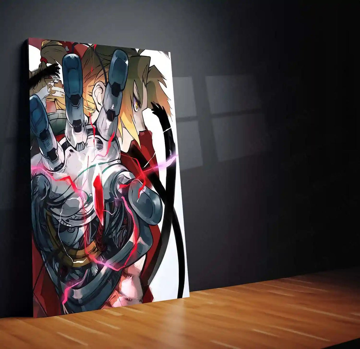 Anime Metal Poster | Fullmetal Alchemist – Alphonse Elric Metal Poster | Anime Armor Wall Frame 07 - TURTLEWINGS