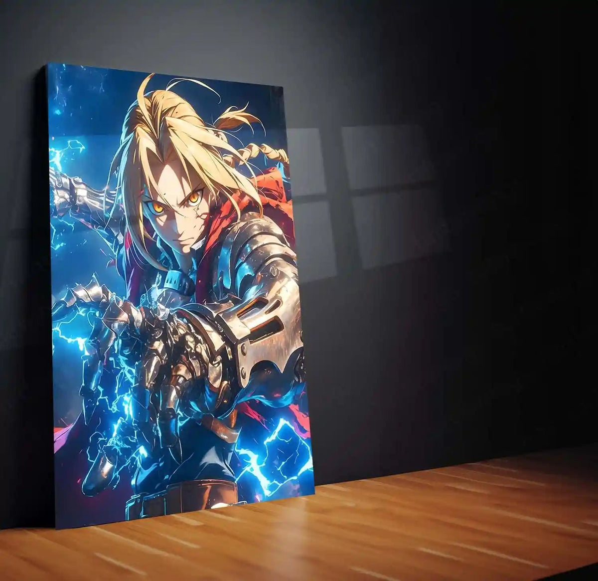 Anime Metal Poster | Fullmetal Alchemist – Alphonse Elric Metal Poster | Anime Armor Wall Frame 08 - TURTLEWINGS