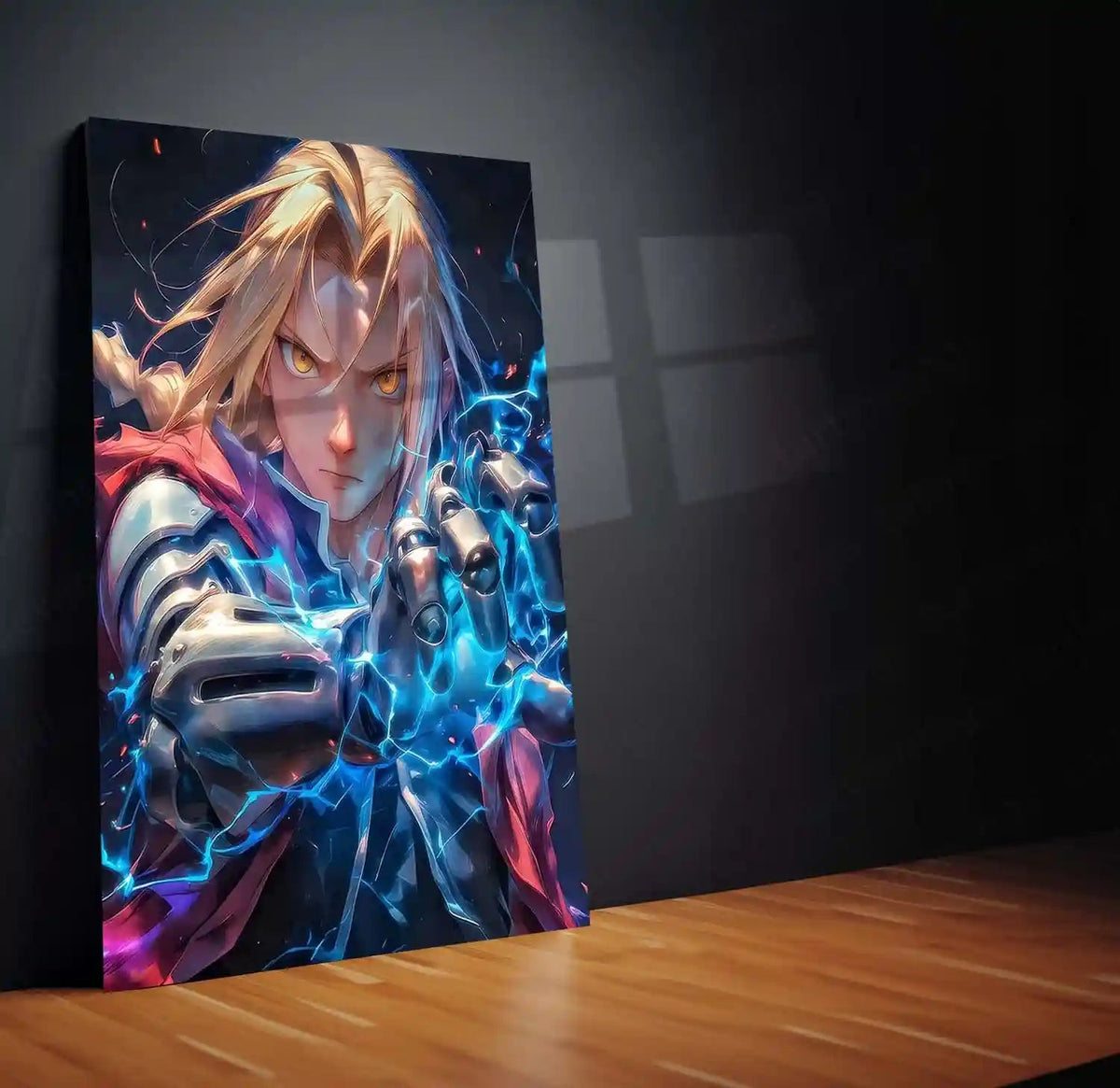 Anime Metal Poster | Fullmetal Alchemist – Alphonse Elric Metal Poster | Anime Armor Wall Frame 010 - TURTLEWINGS