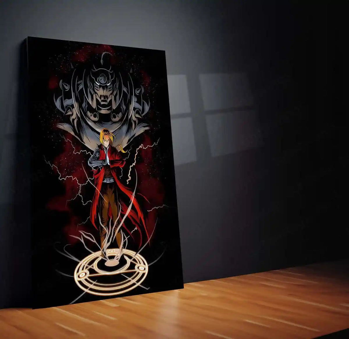 Anime Metal Poster | Fullmetal Alchemist – Alphonse Elric Metal Poster | Anime Armor Wall Frame 05 - TURTLEWINGS