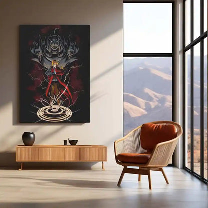 Anime Metal Poster | Fullmetal Alchemist – Alphonse Elric Metal Poster | Anime Armor Wall Frame 05 - TURTLEWINGS