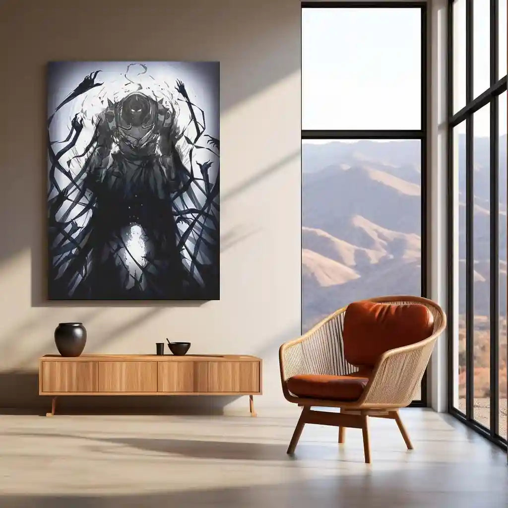 Anime Metal Poster | Fullmetal Alchemist – Alphonse Elric Metal Poster | Anime Armor Wall Frame 09 - TURTLEWINGS