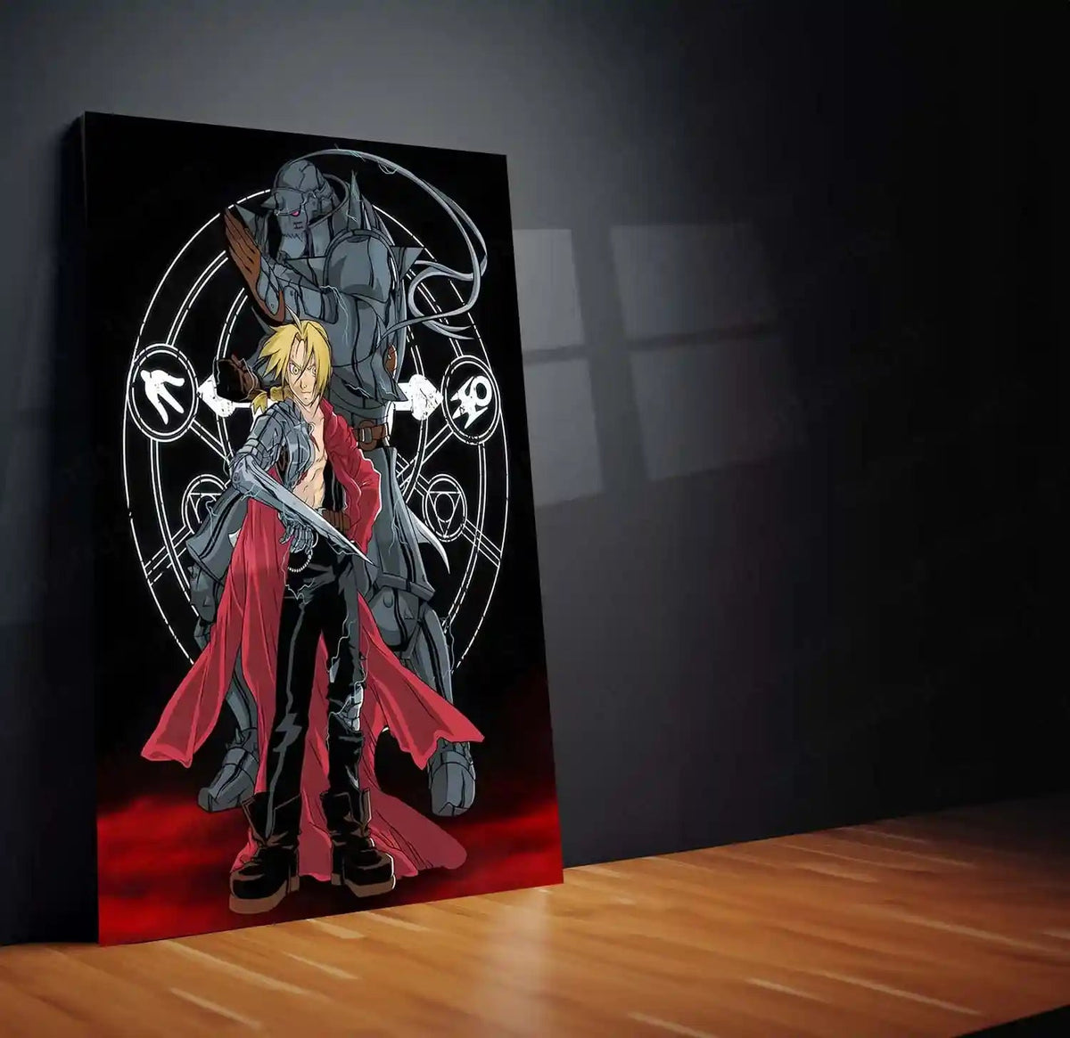 Anime Metal Poster | Fullmetal Alchemist – Alphonse Elric Metal Poster | Anime Armor Wall Frame 01 - TURTLEWINGS