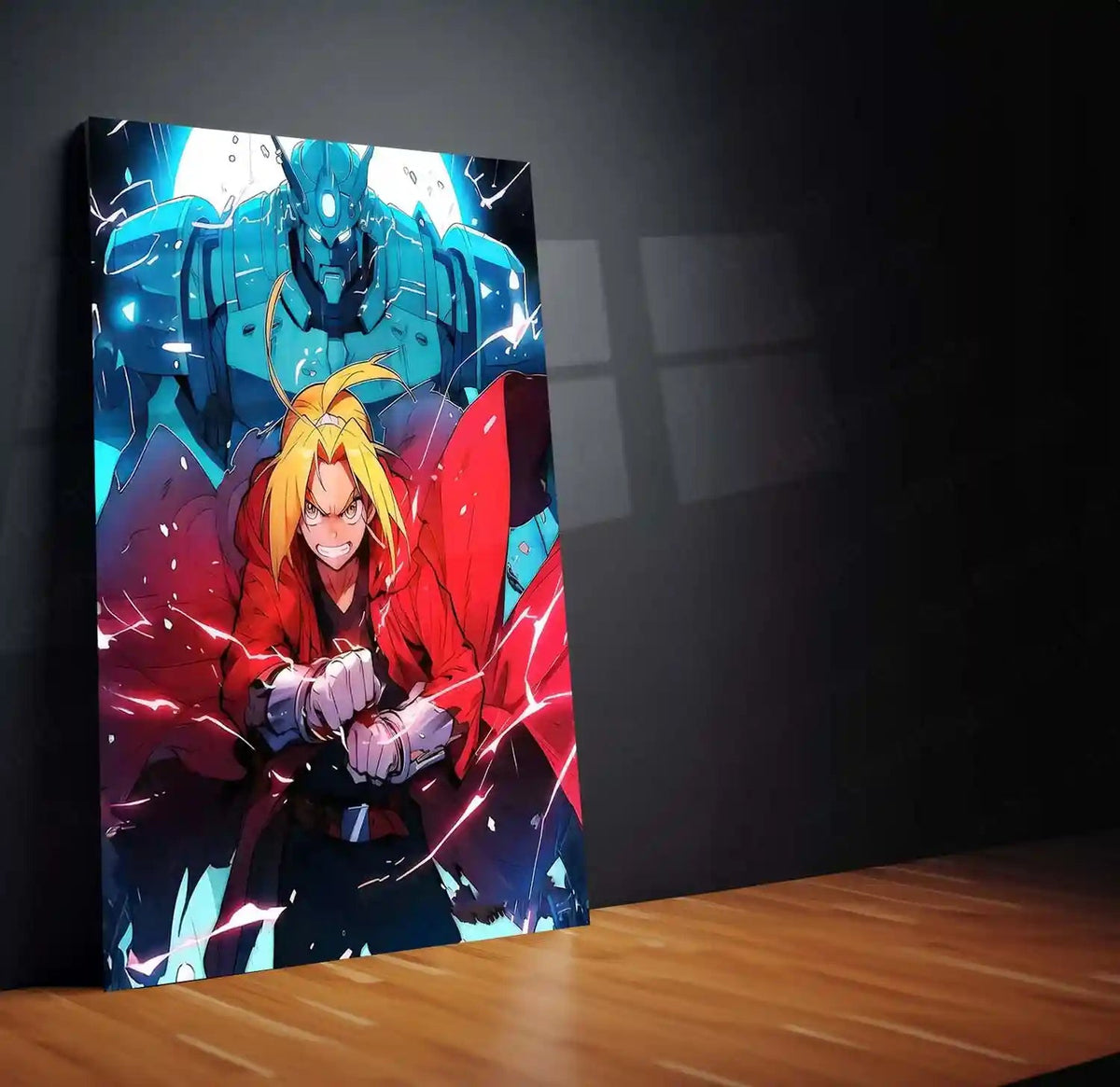 Anime Metal Poster | Fullmetal Alchemist – Alphonse Elric Metal Poster | Anime Armor Wall Frame 02 - TURTLEWINGS