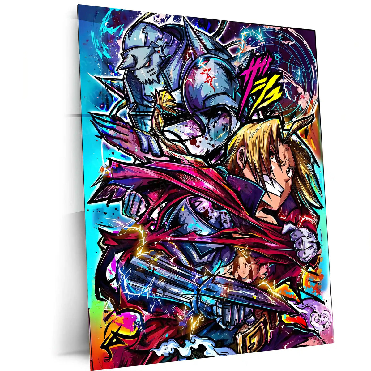 Anime Metal Poster | Fullmetal Alchemist – Alphonse Elric Metal Poster | Anime Armor Wall Frame 03 - TURTLEWINGS