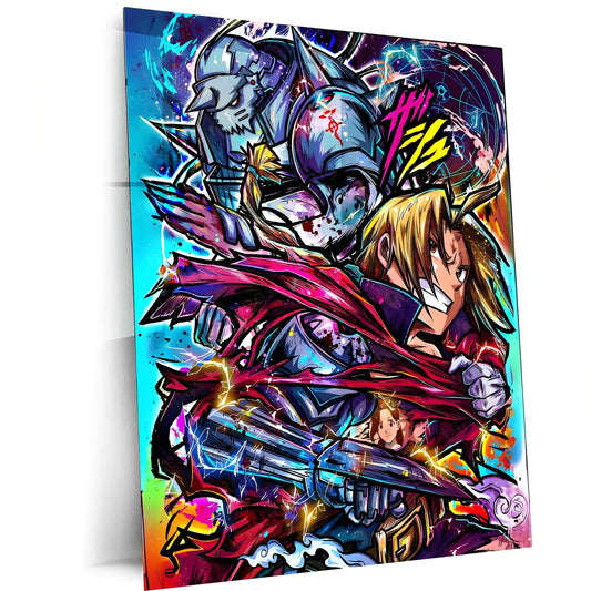 Anime Metal Poster | Fullmetal Alchemist – Alphonse Elric Metal Poster | Anime Armor Wall Frame 03 - TURTLEWINGS