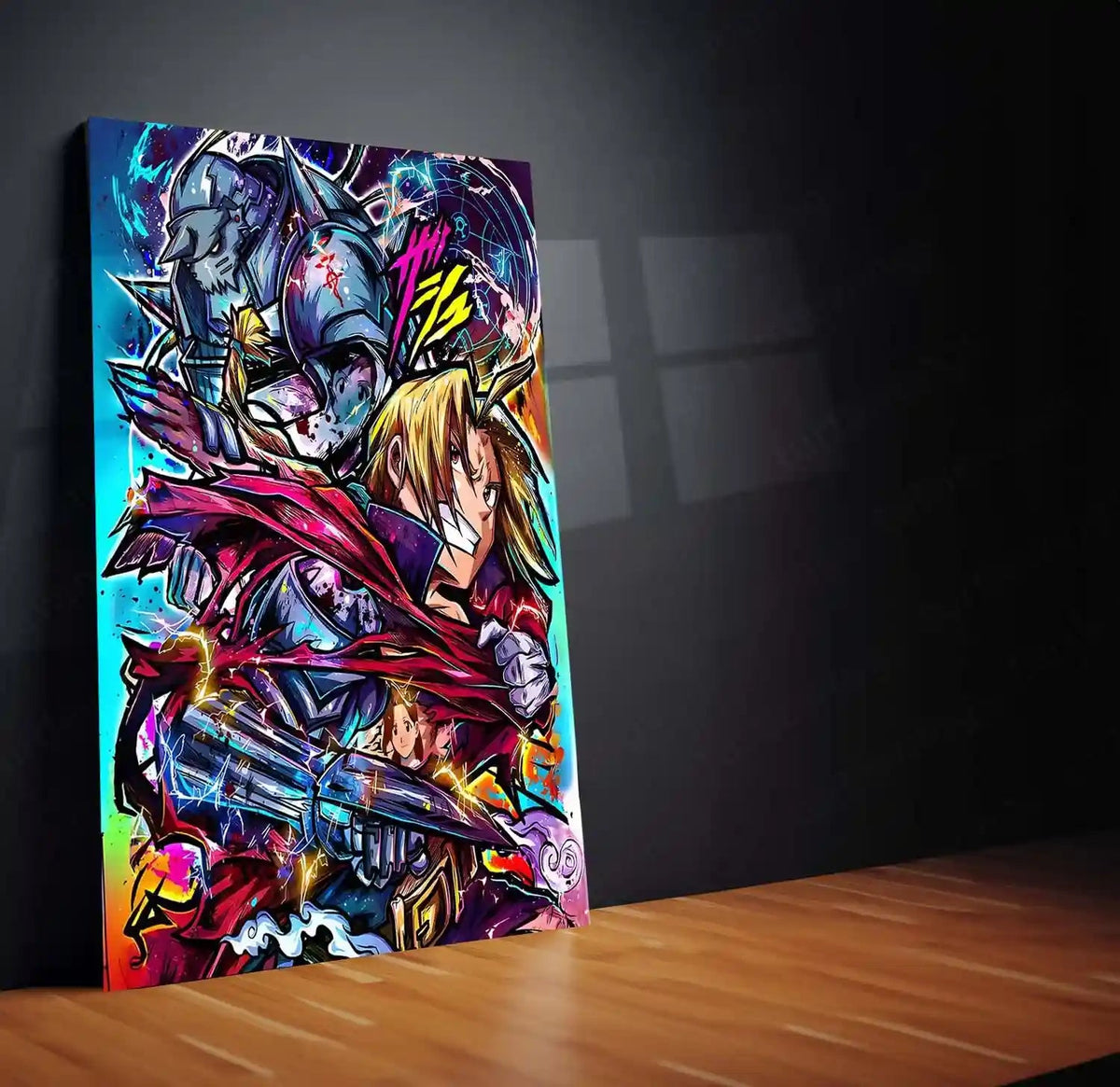 Anime Metal Poster | Fullmetal Alchemist – Alphonse Elric Metal Poster | Anime Armor Wall Frame 03 - TURTLEWINGS