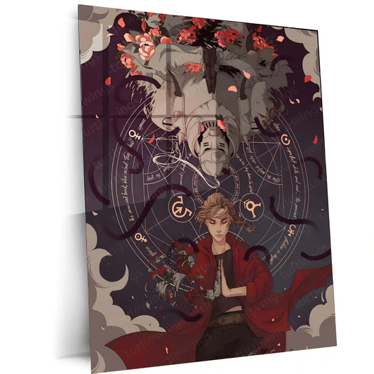 Anime Metal Poster | Fullmetal Alchemist – Alphonse Elric Metal Poster | Anime Armor Wall Frame 04 - TURTLEWINGS
