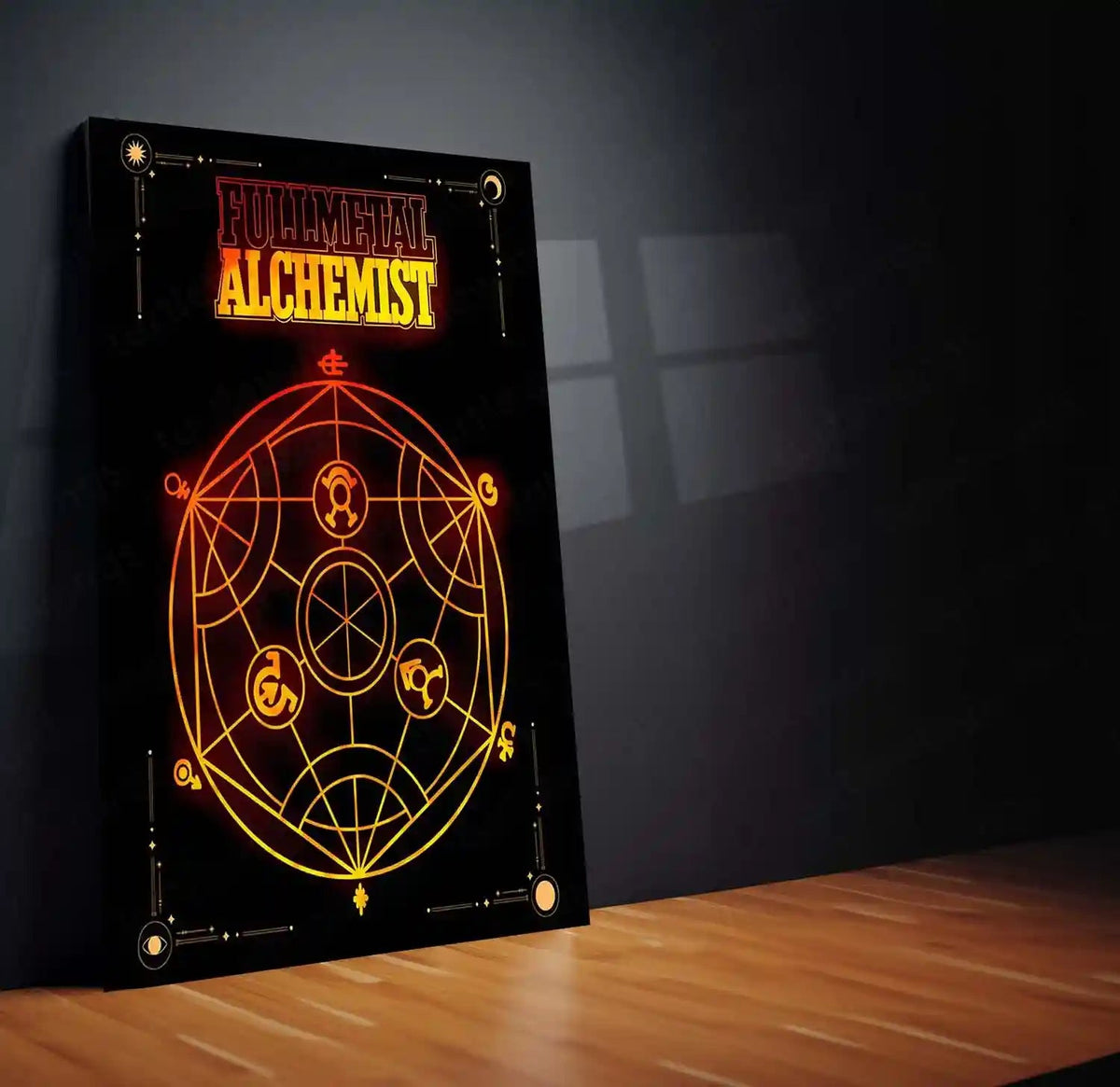 Anime Metal Poster | Fullmetal Alchemist – Alphonse Elric Metal Poster | Anime Armor Wall Frame 011 - TURTLEWINGS