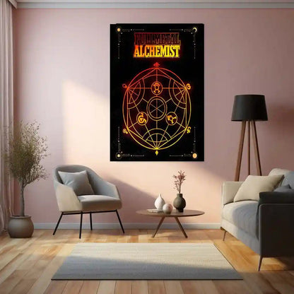 Anime Metal Poster | Fullmetal Alchemist – Alphonse Elric Metal Poster | Anime Armor Wall Frame 011 - TURTLEWINGS